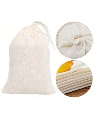 4x6&quot; Muslin Straining Bag for Tea and Infusions